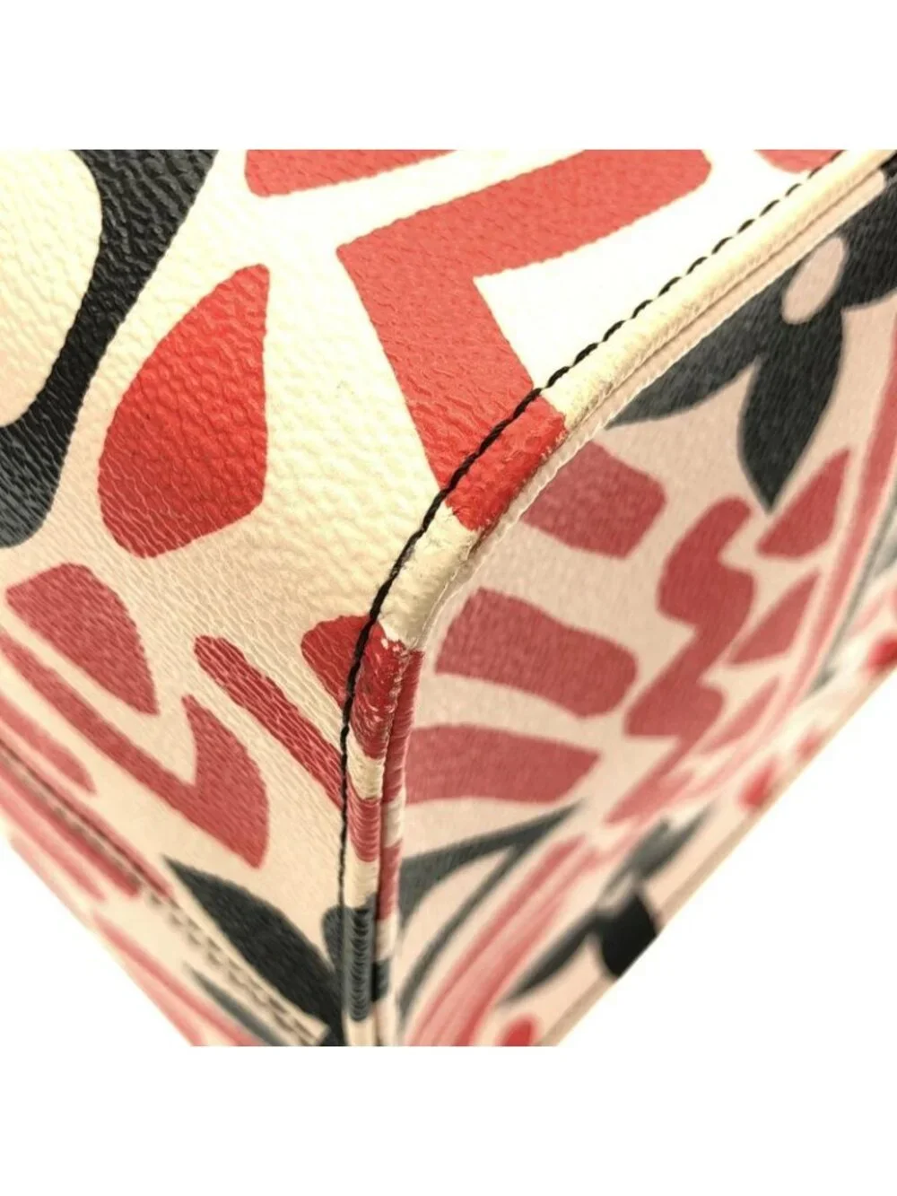 ★SOLD★ Louis Vuitton LV Crafty on the Go GM Bag Creme Rouge - Picture 2 of 8